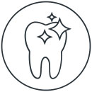 Icon style image for treatment: Cosmetic dentistry